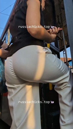 nice sexy ass in white pants