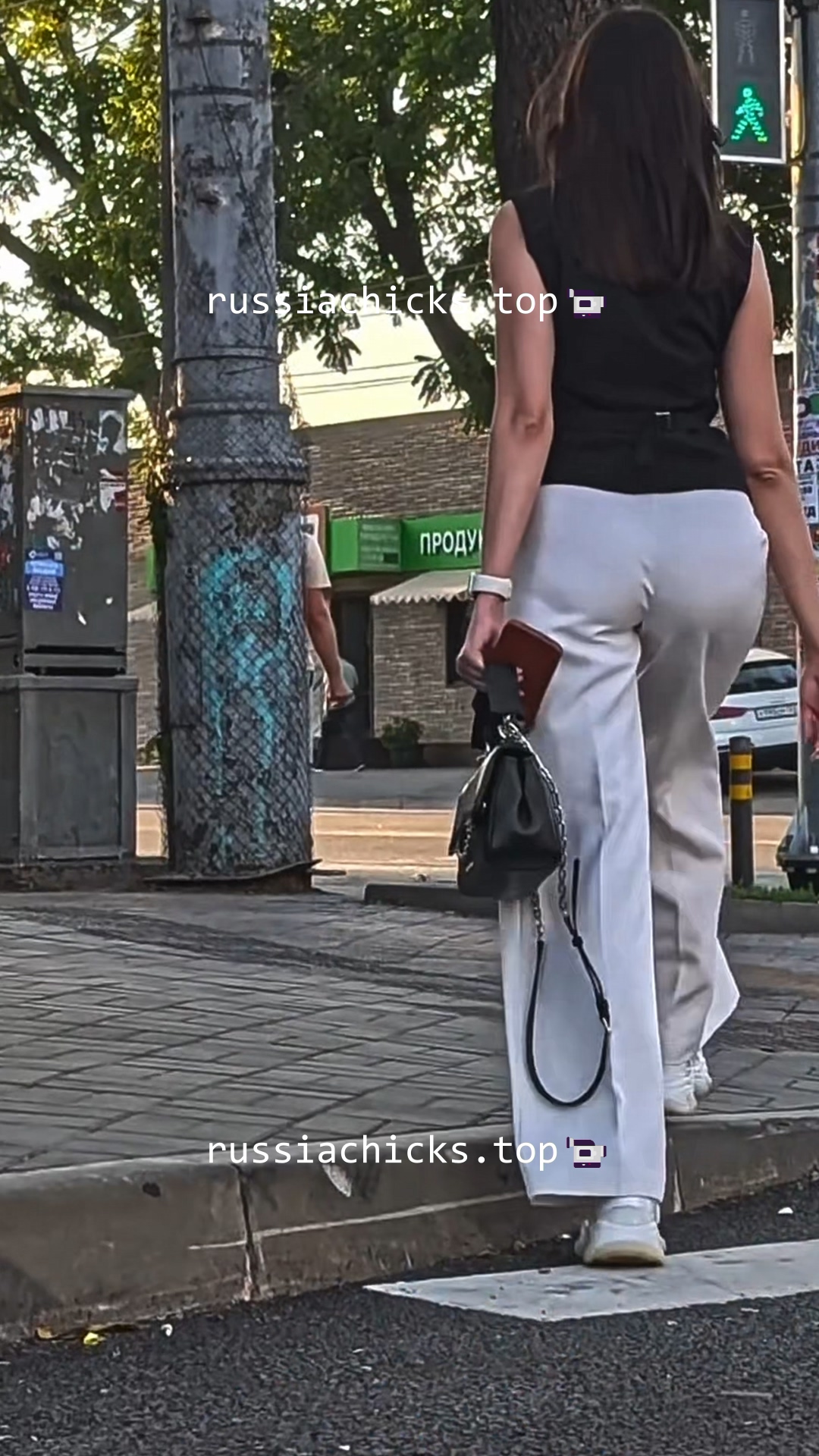 nice sexy ass in white pants